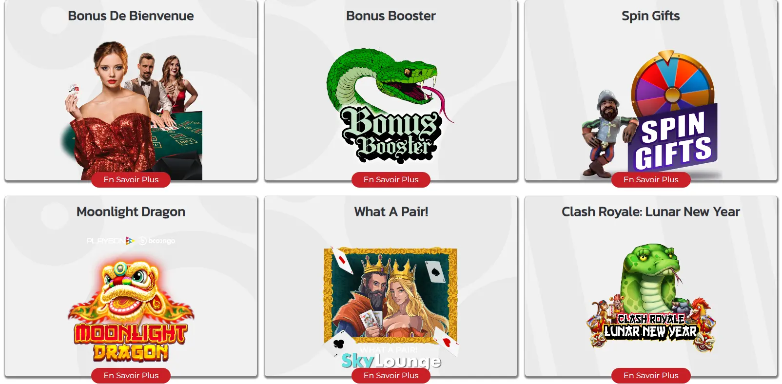 Offres de bonus et promotions chez Lucky31 Casino