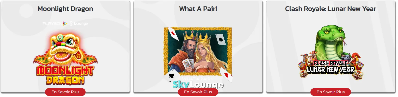 Moonlight Dragon sur Lucky31 Casino