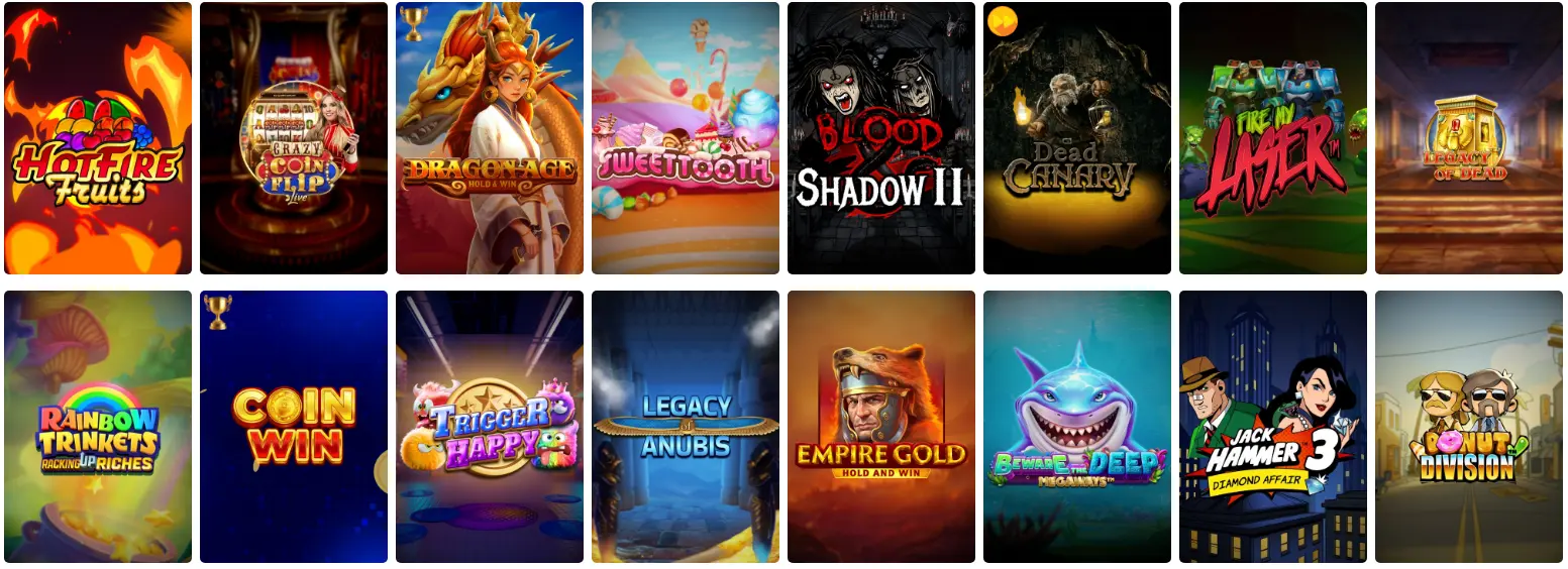 Jeux du casino en ligne Lucky31