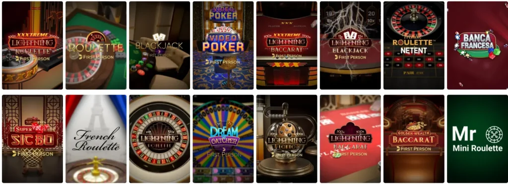 Sélection d’autres jeux proposés sur Lucky31 casino