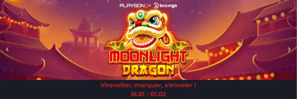 Moonlight Dragon sur le casino Lucky31